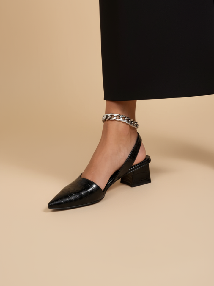 THE CRYSTAL COMFY HEELS