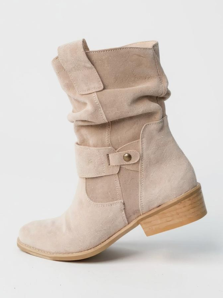 FRANCINCE | LOW HEEL ANKLE BOOTS