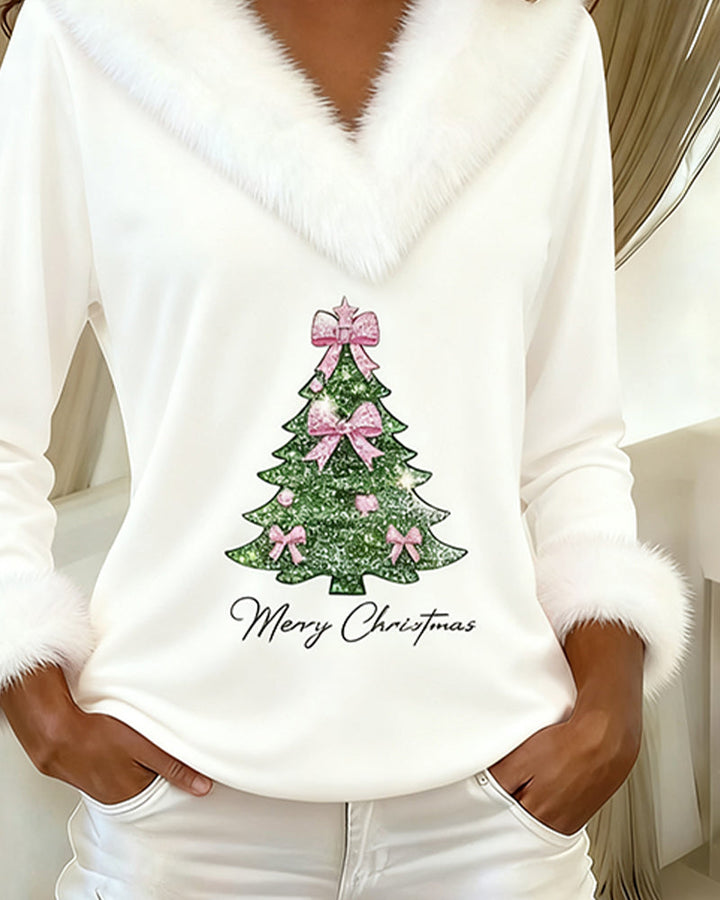 XMas - Festive Faux Fur Top