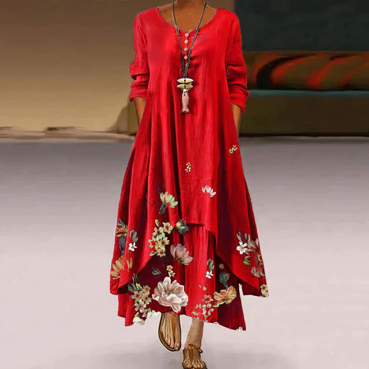 Félicie – Elegant Dress with Refined Details and a Flattering Fit
