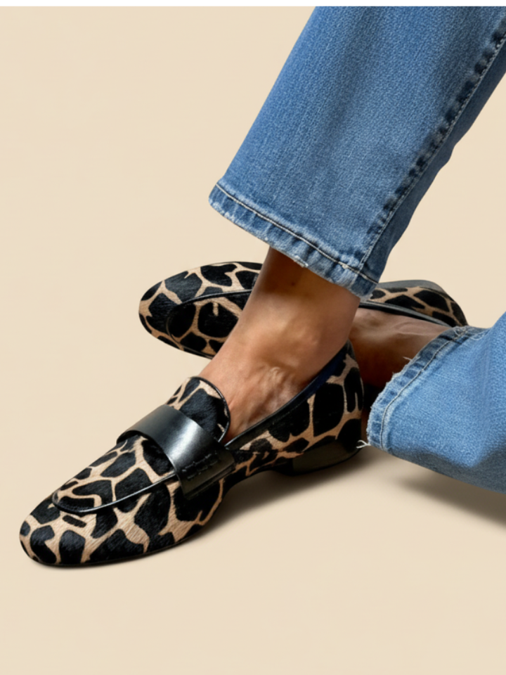 Leonie | Orthopedic Leopard Moccasin