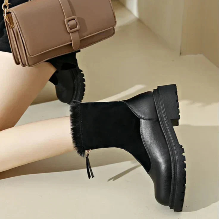 Amira | Cozy Winter Ankle Boots