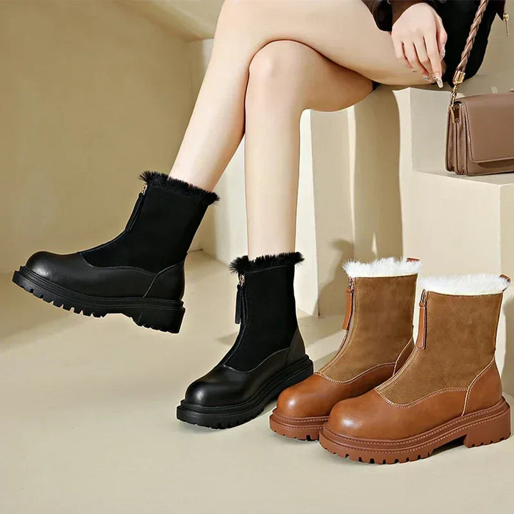 Amira | Cozy Winter Ankle Boots