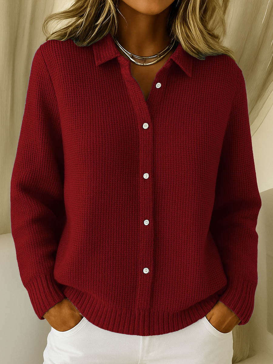 Eline | Classic Knit Button Cardigan