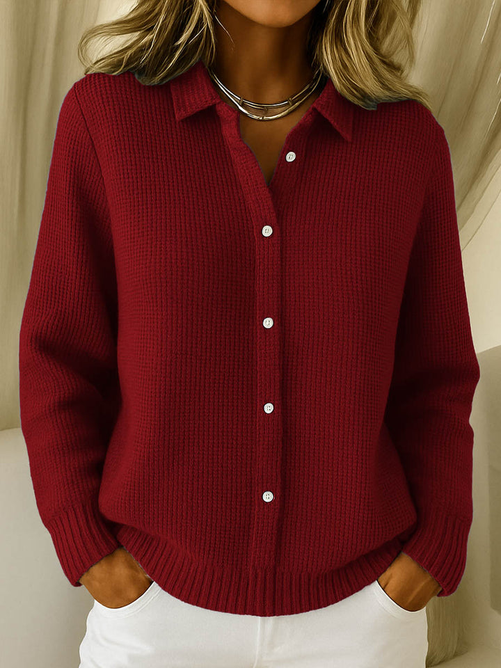 Eline | Classic Knit Button Cardigan