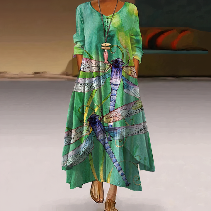 Félicie – Elegant Dress with Refined Details and a Flattering Fit
