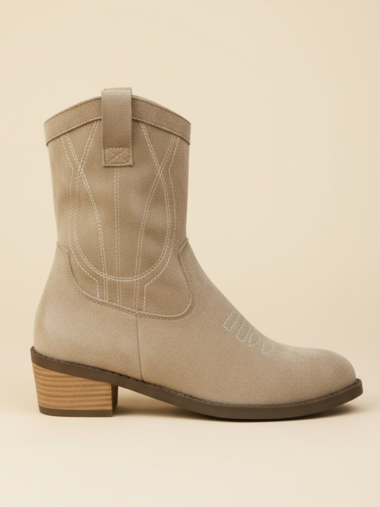 Chandler | Cowboy -Style Ankle Boots