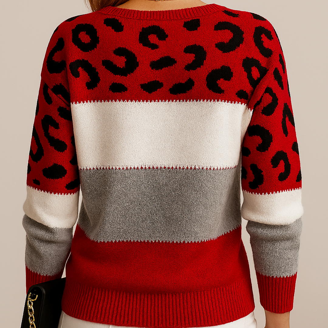GRACE CLASSIC LEOPARD SWEATER