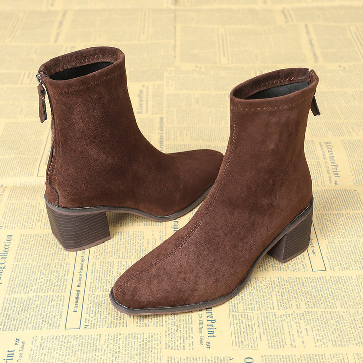 Giuliana | Elegant Suede Ankle Boots