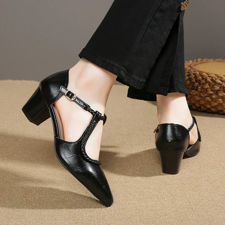 Valenti | Classic T-Strap Shoes