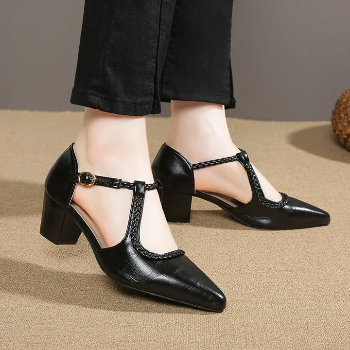 Valenti | Classic T-Strap Shoes