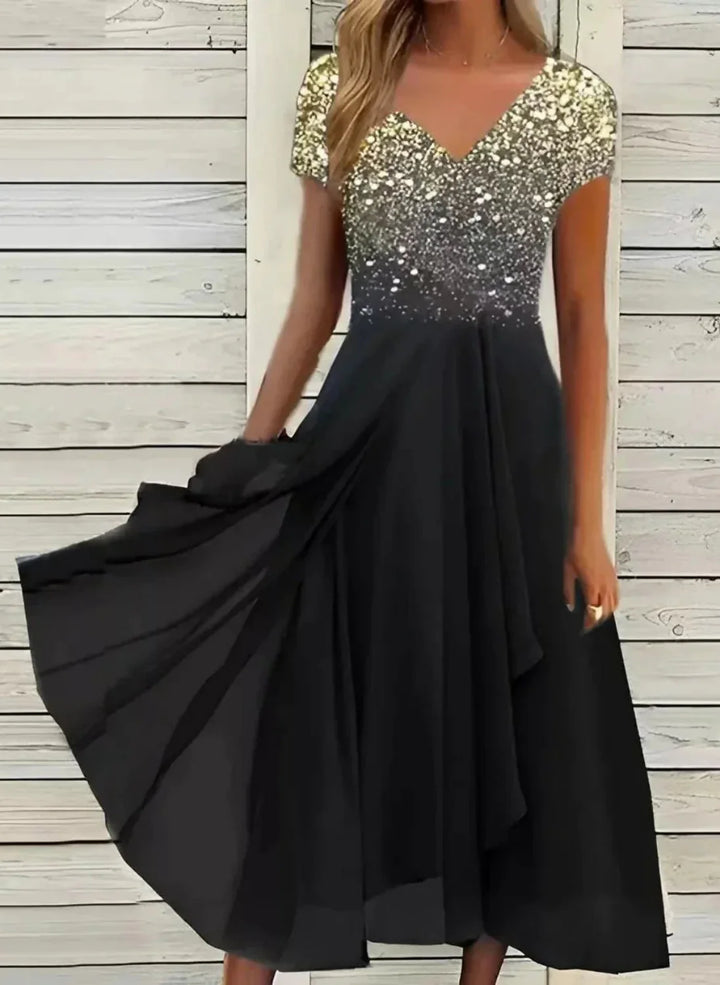 Marigon | Women’s Floral Wedding Evening Dress | Maxi