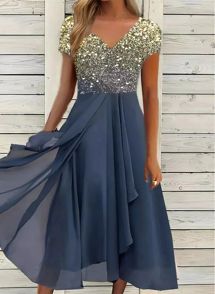 Marigon | Women’s Floral Wedding Evening Dress | Maxi