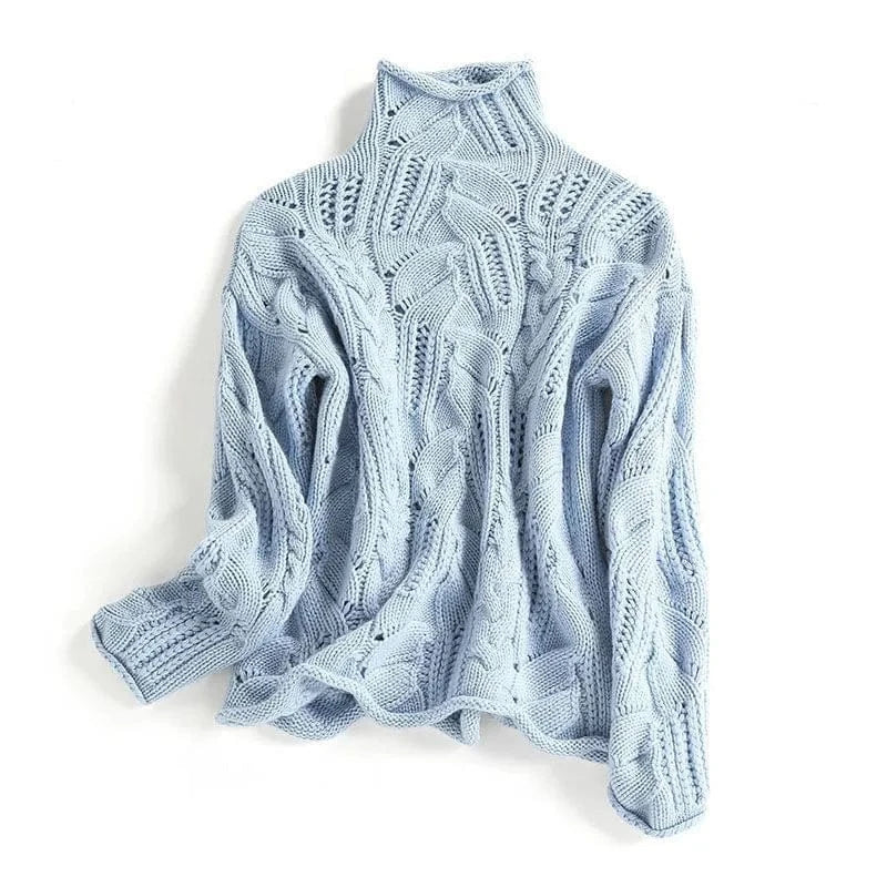 Rose Jennan Roll Neck Jumper | Timeless Elegance with Every Wear