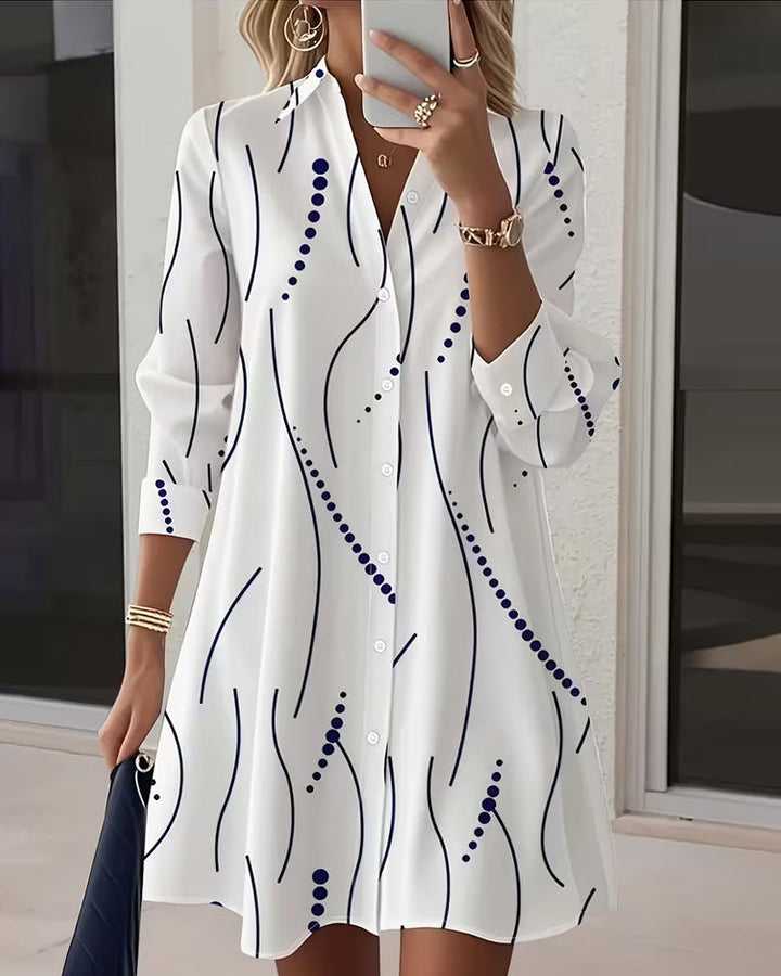 Ash | Wavy Collar Dress Shirt