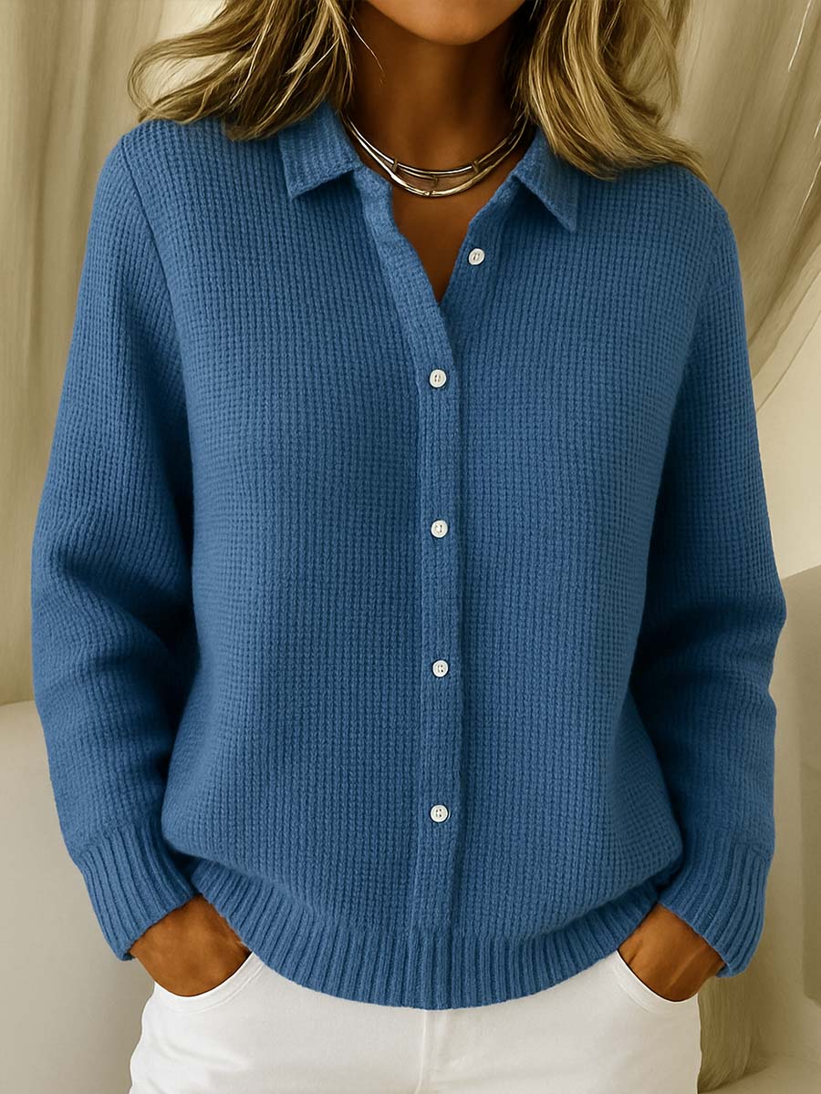 Eline | Classic Knit Button Cardigan