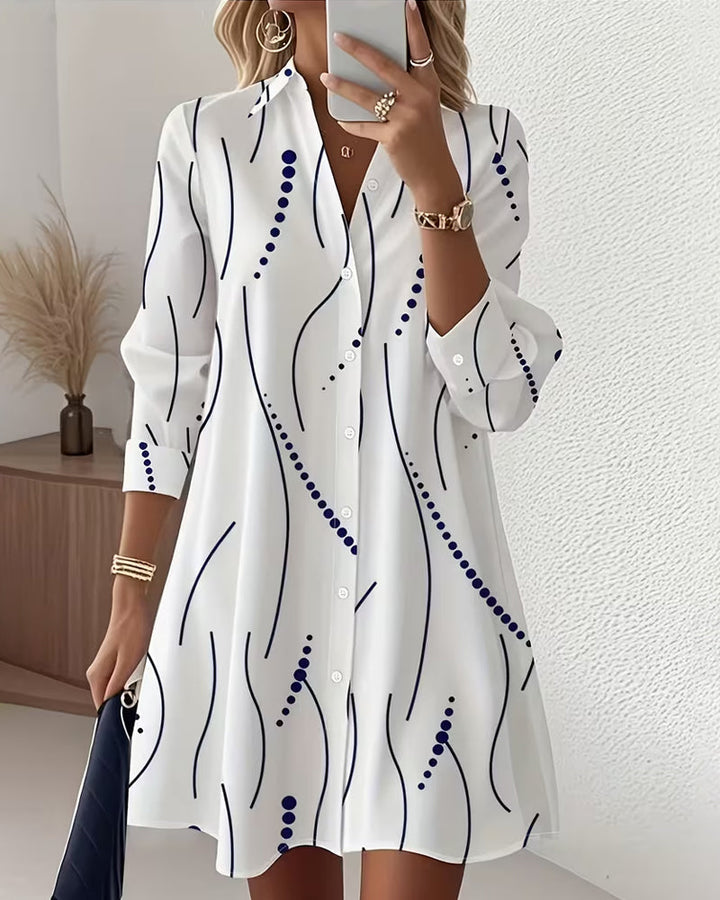 Ash | Wavy Collar Dress Shirt