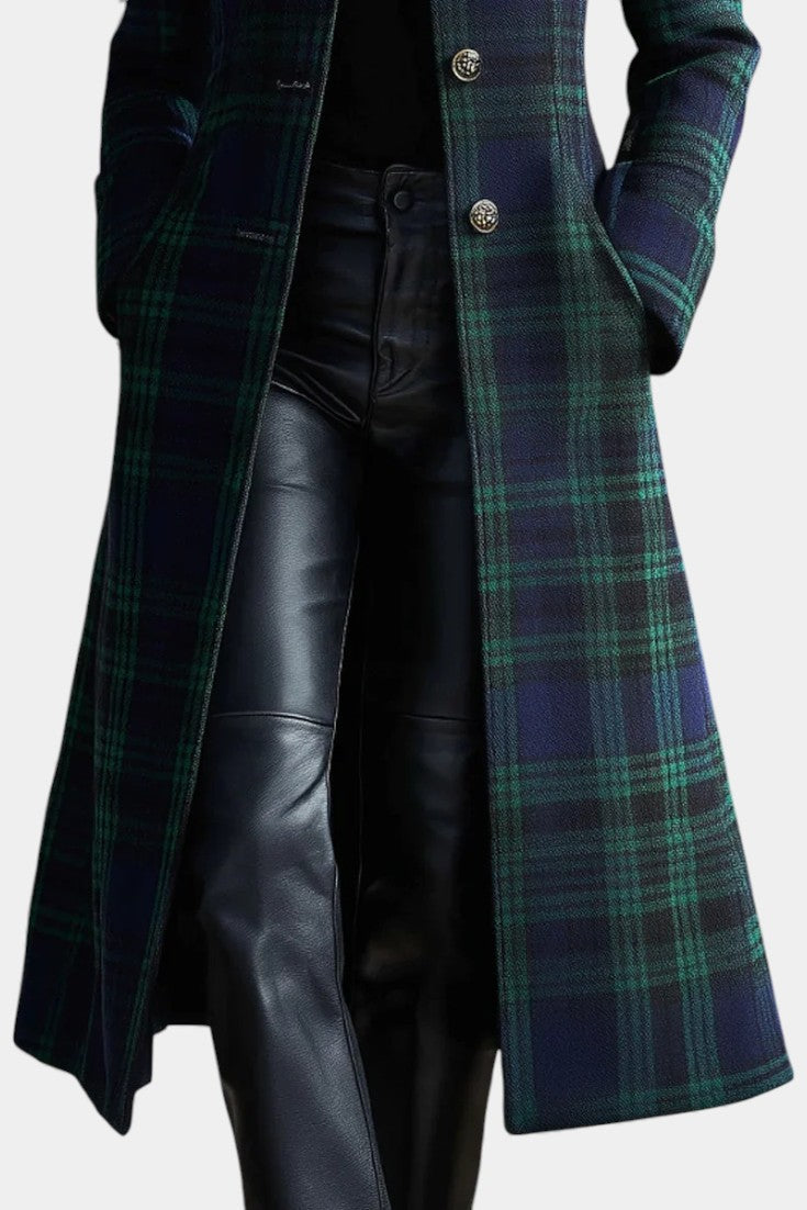 Hayden™ | Timeless Plaid Elegant Coat