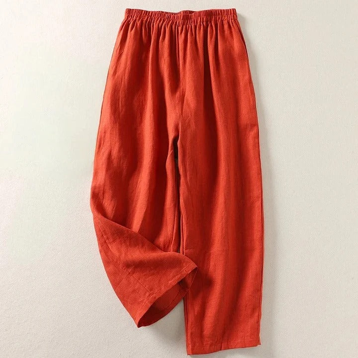 Andrea | Flowing Cotton and Linen Pants