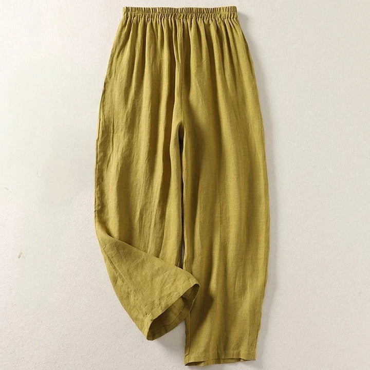 Andrea | Flowing Cotton and Linen Pants