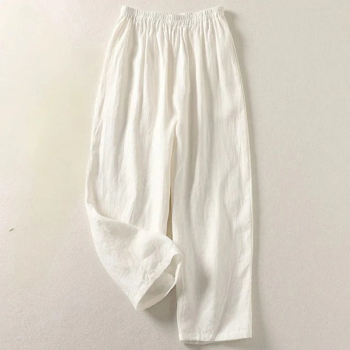 Andrea | Flowing Cotton and Linen Pants