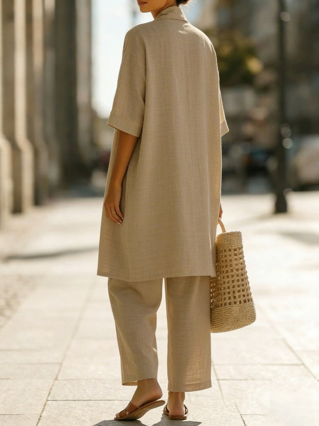 Sophia™ | Linen Three-Piece Set