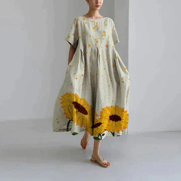 Zara – Casual and Elegant Floral Print Dress
