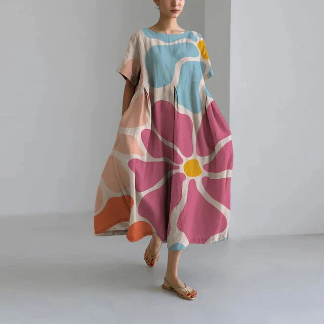 Zara – Casual and Elegant Floral Print Dress