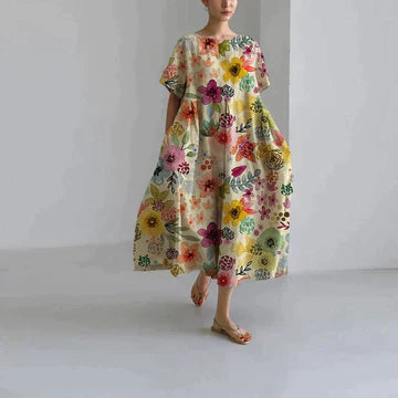 Zara – Casual and Elegant Floral Print Dress