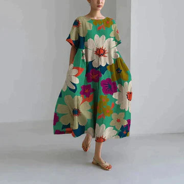 Zara – Casual and Elegant Floral Print Dress